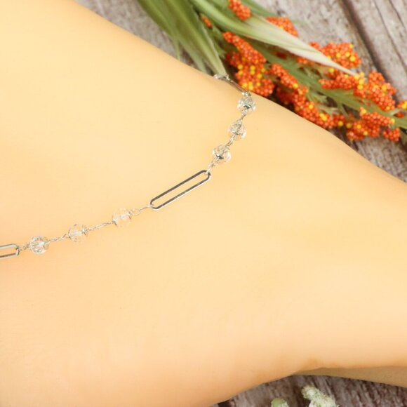 "Dainty Anklet for Women – Elegant Everyday Jewelry & Perfect Gift | MLCRC1772 - Picture 6 of 10